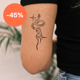 Serpente con decorazioni