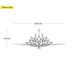 Lotus & Stern Fineline Tattoo