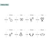 Piccole decorazioni natalizie - Tatuaggi per le dita