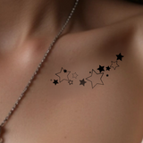 Tatuaggio sentiero di stelle