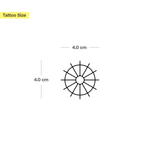 Einfaches Steuerrad Tattoo