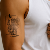 Rettangolo con tigre