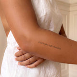 Lost in the right direction Tattoo