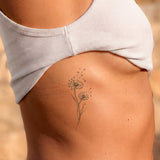 Tatuaggio soffione delicato