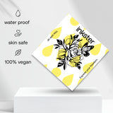 Tatuaggio rosa con farfalla