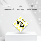 Occhiali da snowboard con montagne