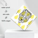 Tatuaggio lupo geometrico grande