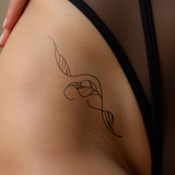 Tatuaggio rampicante di piante