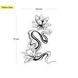 Tatuaggio loto che si scioglie
