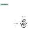 Piccolo pupazzo di neve