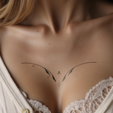 Tatuaggio bellissimo elemento simmetrico pianta