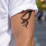 Teschio a forma di farfalla