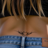Tatuaggio lombare con cuore