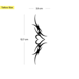 Tatuaggio lombare con cuore