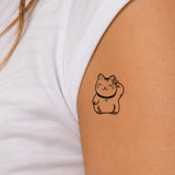 Tatuaggio Gatto Portafortuna