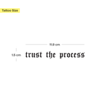 Tatuaggio Trust the Process