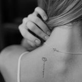 Rosa con scritta "Ohana"