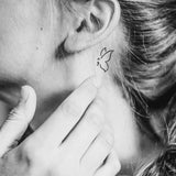 Semicolon Butterfly 2-Week-Tattoo Inkster