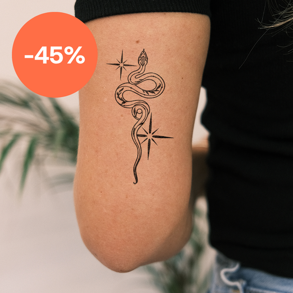 Serpente con decorazioni