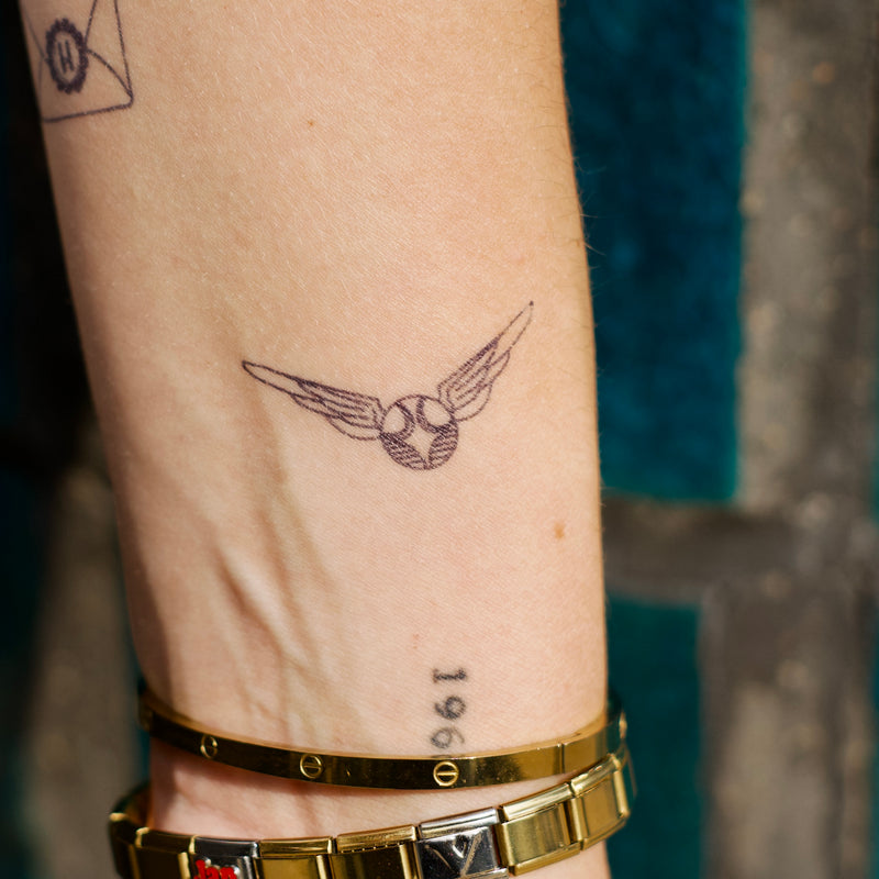 Tatuaggio Harry Potter Il Boccino d'Oro