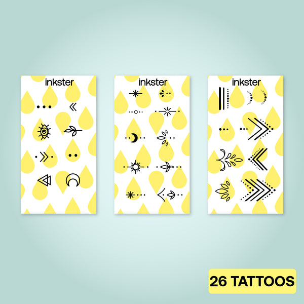 Bundle di tatuaggi sulle dita