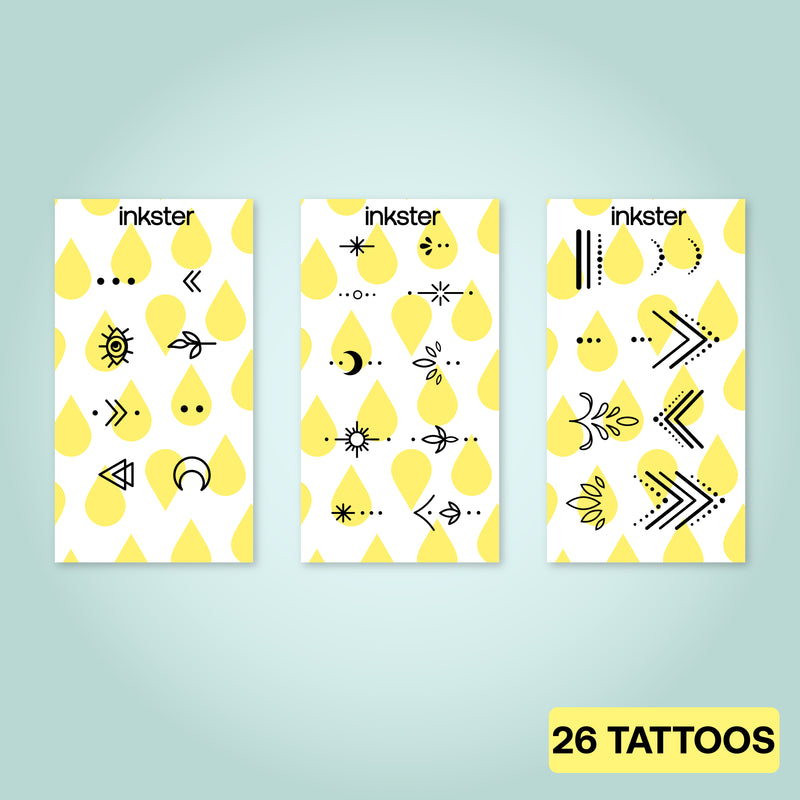 Bundle di tatuaggi sulle dita