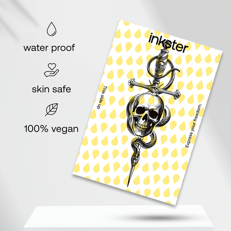 Tatuaggio Pugnale e serpente