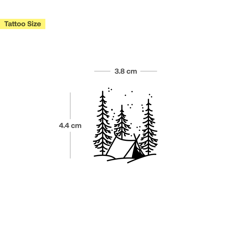 Tenda + alberi