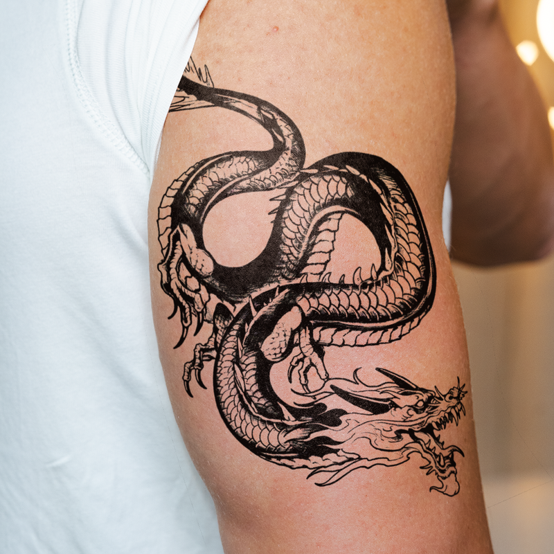 Tatuaggio Drago Selvaggio