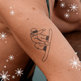 Tatuaggio snowboarder