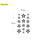Tatuaggio stelle personalizzate