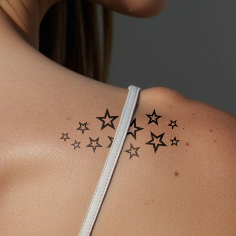 Tatuaggio stelle personalizzate