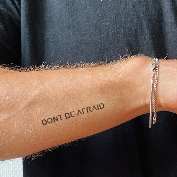 Don't be afraid