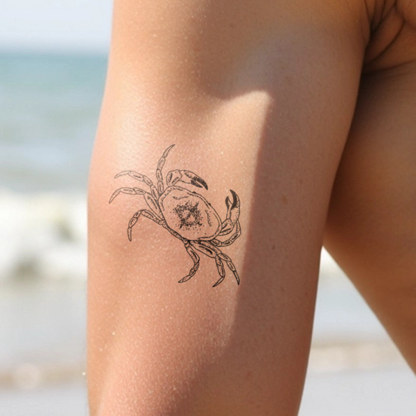 Große Krabbe Tattoo