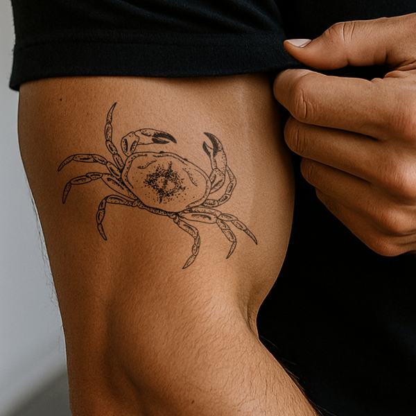 Tatuaggio granchio grande