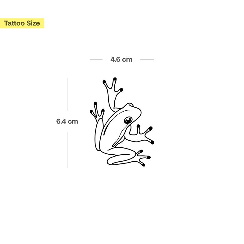 Tatuaggio rana grande