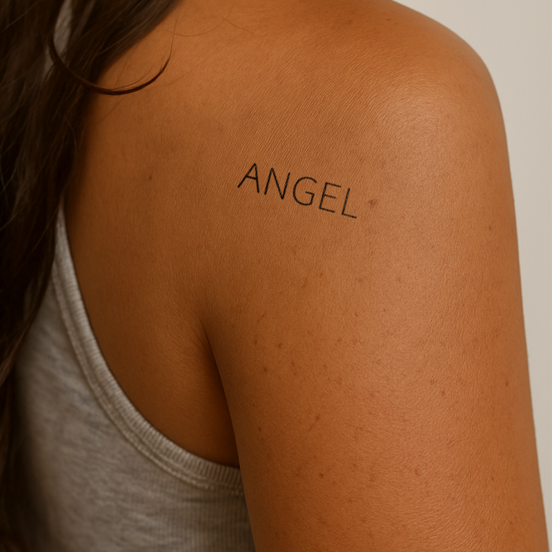 Scritta "Angel"