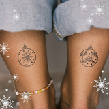 Tatuaggio di 2 palle di neve