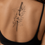 Tatuaggio Kitsune Katana