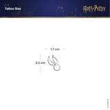 Harry Potter Goldener Schnatz One Line Tatto