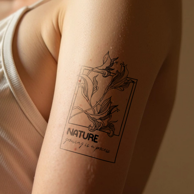"Nature growing is a process" - Tatuaggio Polaroid 