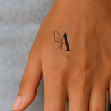 Farfalla con iniziali (A-Z)