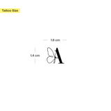 Farfalla con iniziali (A-Z)