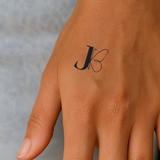Farfalla con iniziali (A-Z)