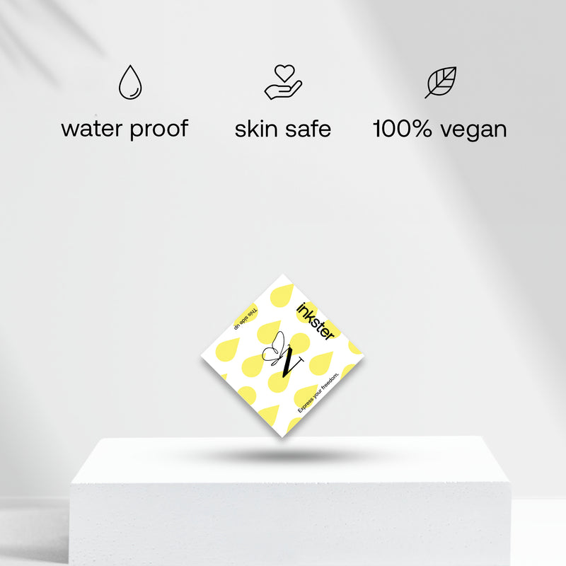 Farfalla con iniziali (A-Z)