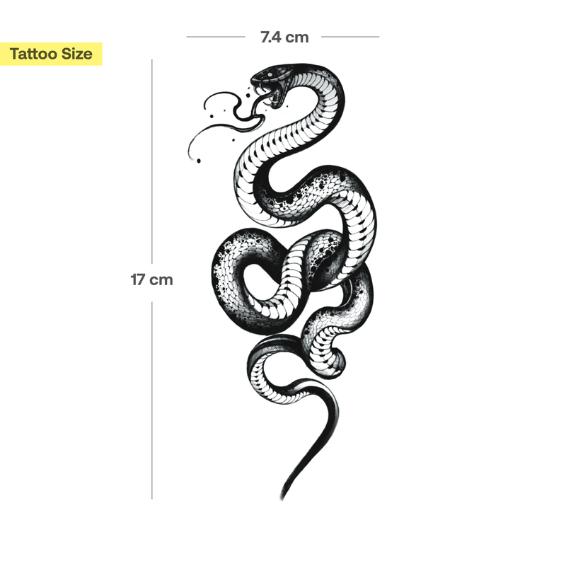 Tatuaggio Vipera ombra