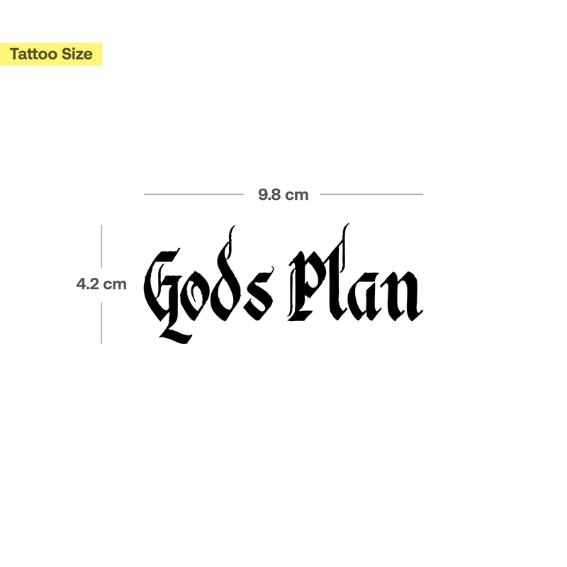 Tatuaggio God’s Plan
