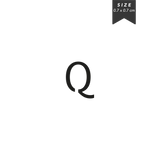 Q - Lettera maiuscola 